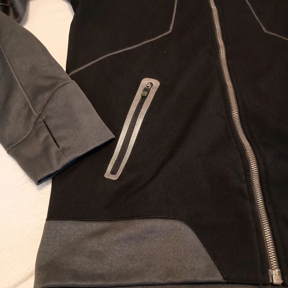 The North Face Kilowatt Full Zip Hooded Jacket Men's Size Small Black/Grey